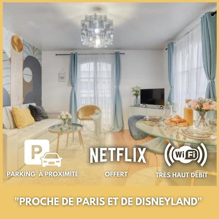 L'Elegant Chic-T2-Paris-Disneyland Jo Paris 2024 Noisy-le-Grand Dış mekan fotoğraf